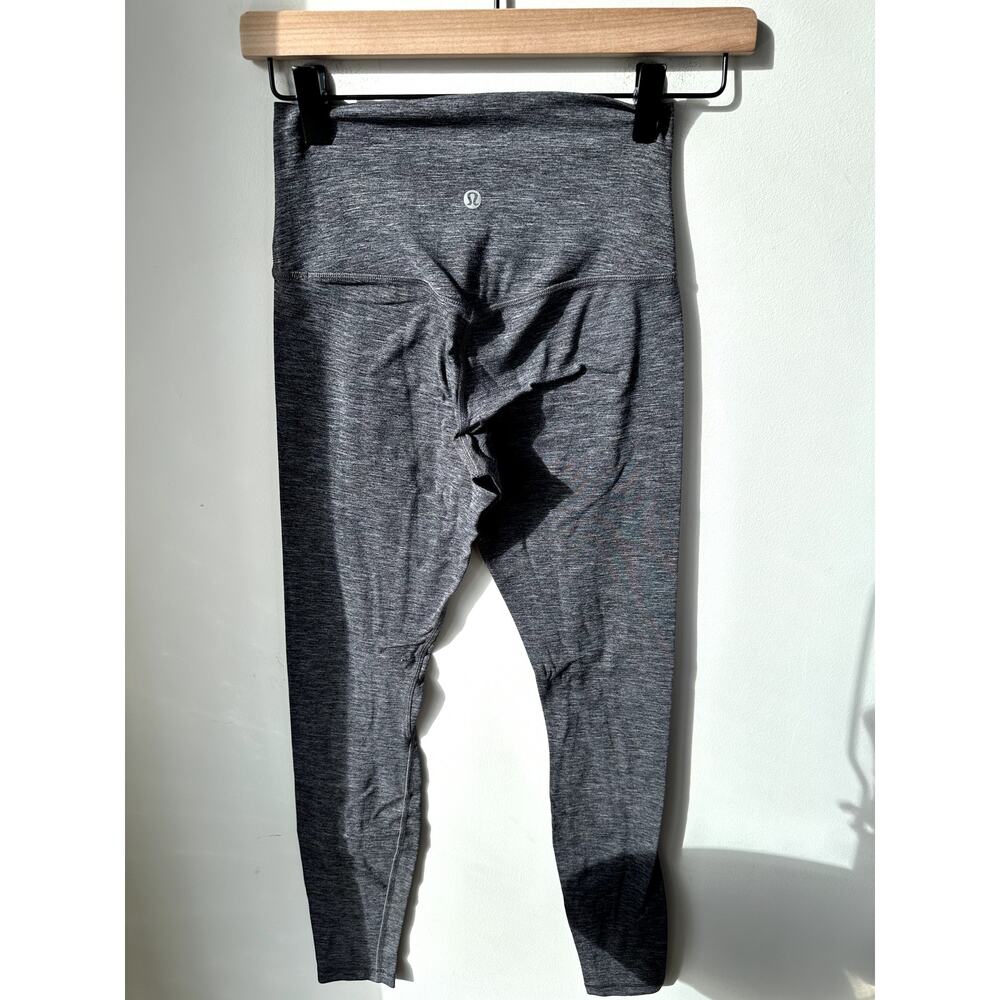 Lululemon Align Pant 28" Size 4 Heathered Black Nulu